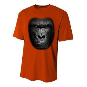 Realistic Gorilla Face Performance Sprint T-Shirt