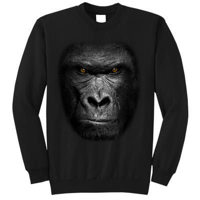 Realistic Gorilla Face Sweatshirt