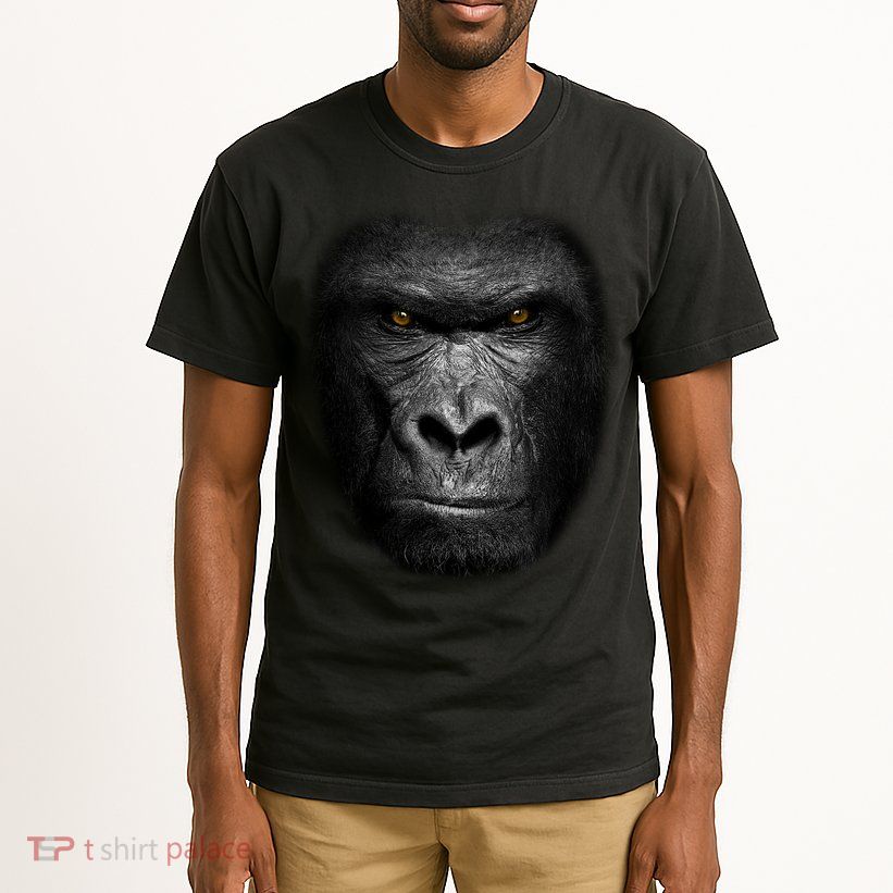 Realistic Gorilla Face Tall T-Shirt