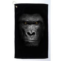 Realistic Gorilla Face Golf Towel
