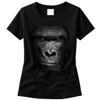 Realistic Gorilla Face Womens T-Shirt