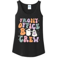 Retro Groovy Front Office Boo Crew Ghost Halloween Costume Ladies Essential Tank