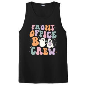 Retro Groovy Front Office Boo Crew Ghost Halloween Costume PosiCharge Competitor Tank