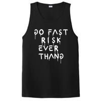 Retro Go Fast Risk Everything Funny PosiCharge Competitor Tank