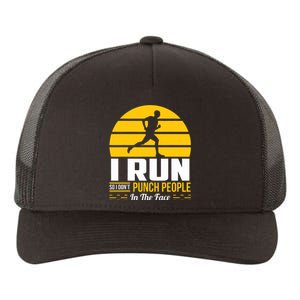 Runner Gift Funny Running Marathon Sport Sarcastic Gift Yupoong Adult 5-Panel Trucker Hat