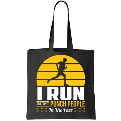 Runner Gift Funny Running Marathon Sport Sarcastic Gift Tote Bag