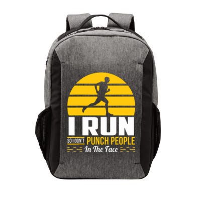 Runner Gift Funny Running Marathon Sport Sarcastic Gift Vector Backpack