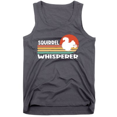 Retro Gifts Funny Cute Squirrel Whisperer Tank Top