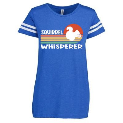 Retro Gifts Funny Cute Squirrel Whisperer Enza Ladies Jersey Football T-Shirt