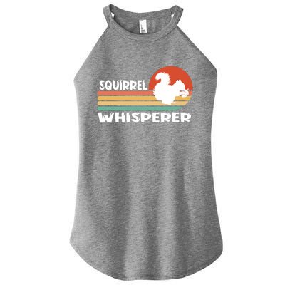 Retro Gifts Funny Cute Squirrel Whisperer Women’s Perfect Tri Rocker Tank