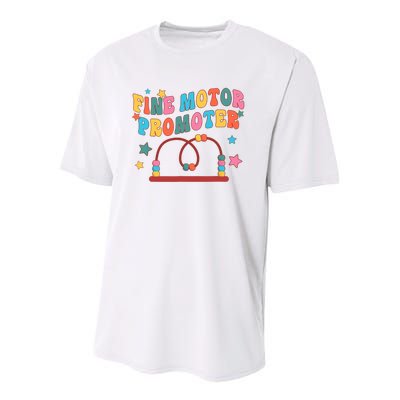 Retro Groovy Fine Motor Promoter OT Occupational Therapy Youth Performance Sprint T-Shirt