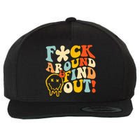 Retro Groovy Fuck Around And Find Out Fafo Wool Snapback Cap