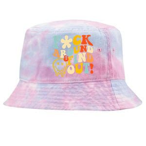 Retro Groovy Fuck Around And Find Out Fafo Tie-Dyed Bucket Hat