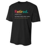 Retirement Gifts For Women Funny Retirement Gifts For Men Performance Sprint T-Shirt