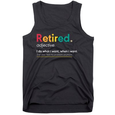 Retirement Gifts For Women Funny Retirement Gifts For Men Tank Top