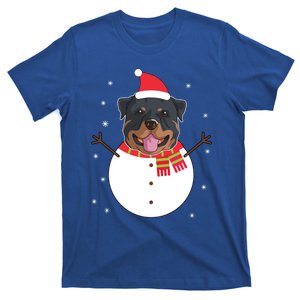 Rottweiler Gift Funny Snow Christmas Top T-Shirt