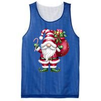 Retro Gnome Family Christmas Winter Holidays Santa Gnome Meaningful Gift Mesh Reversible Basketball Jersey Tank