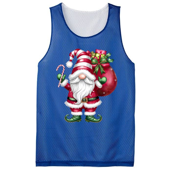 Retro Gnome Family Christmas Winter Holidays Santa Gnome Meaningful Gift Mesh Reversible Basketball Jersey Tank