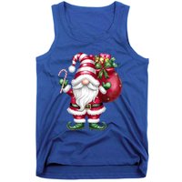 Retro Gnome Family Christmas Winter Holidays Santa Gnome Meaningful Gift Tank Top