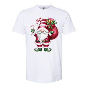 Retro Gnome Family Christmas Winter Holidays Santa Gnome Meaningful Gift Softstyle CVC T-Shirt