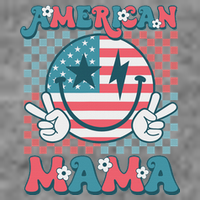 Retro Groovy Fourth 4th Of July Smile For Mom American Mama Tall Sweatshirt