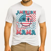 Retro Groovy Fourth 4th Of July Smile For Mom American Mama Performance Shirt