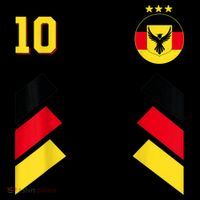 Retro10 German Football Germany Soccer Germany Flag Tall T-Shirt
