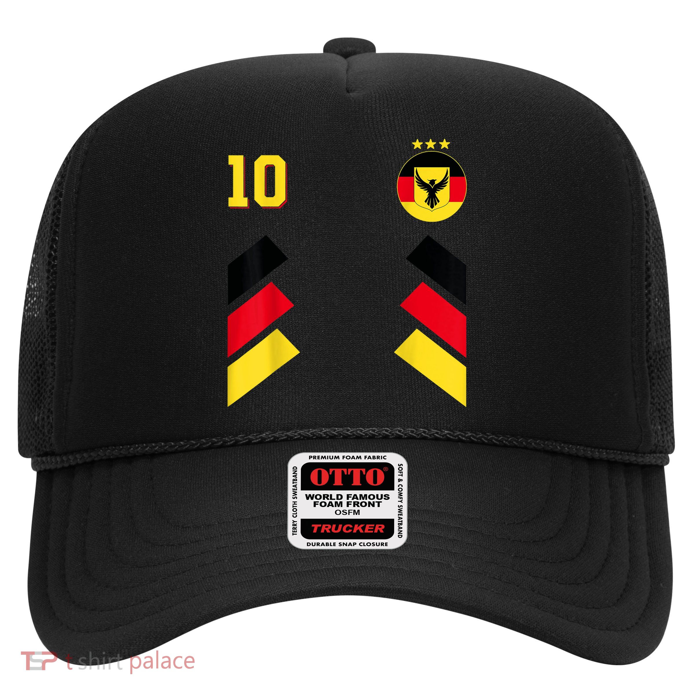 Retro10 German Football Germany Soccer Germany Flag Trucker Hat