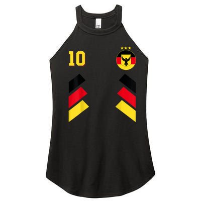 Retro10 German Football Germany Soccer Germany Flag Women’s Perfect Tri Rocker Tank