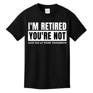 Retirement Gift For Retired Retirement Gift Funny Retirement Kids T-Shirt