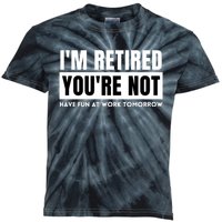 Retirement Gift For Retired Retirement Gift Funny Retirement Kids Tie-Dye T-Shirt