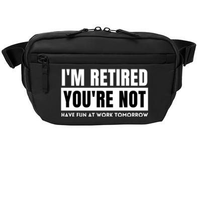 Retirement Gift For Retired Retirement Gift Funny Retirement Crossbody Pack