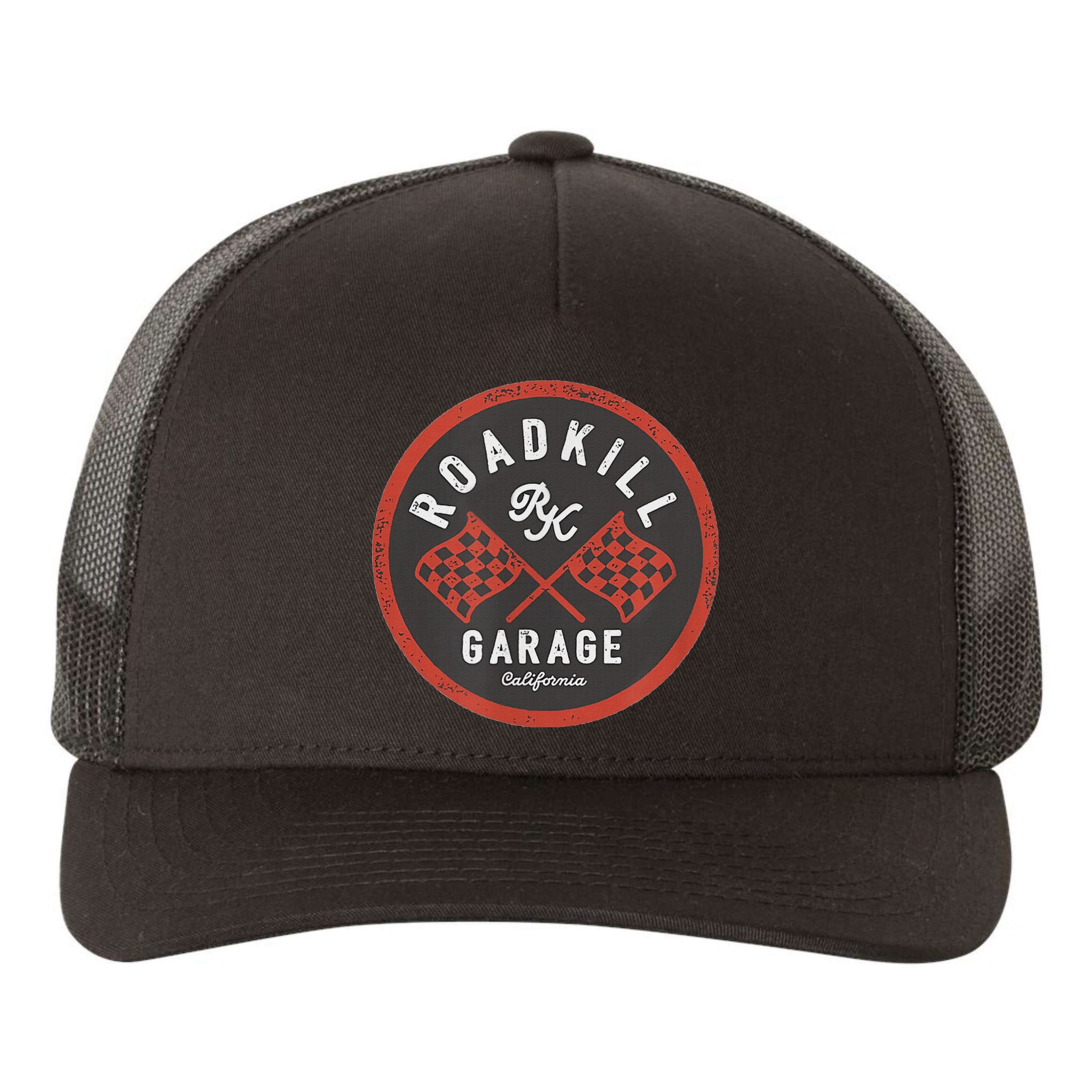 Roadkill Garage Flags Yupoong Adult 5-Panel Trucker Hat