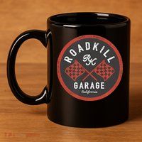 Roadkill Garage Flags 11oz C Handle Ceramic Mug