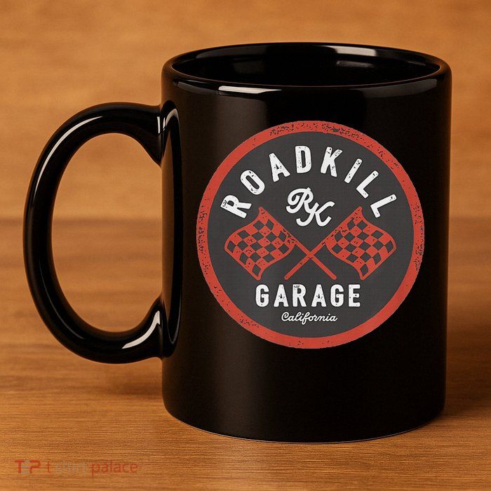 Roadkill Garage Flags 11oz C Handle Ceramic Mug