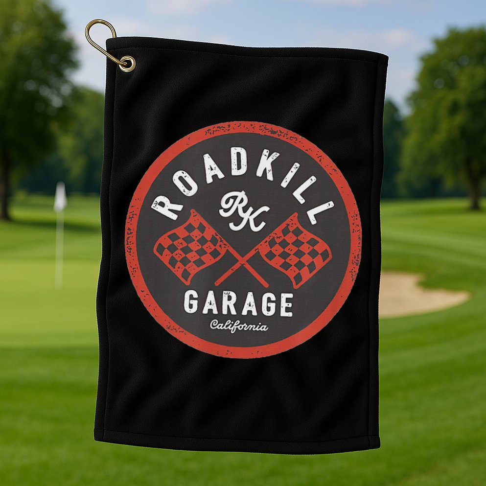 Roadkill Garage Flags Golf Towel