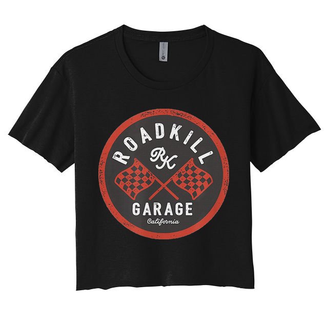 Roadkill Garage Flags Crop Top