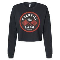 Roadkill Garage Flags Cropped Pullover Crew