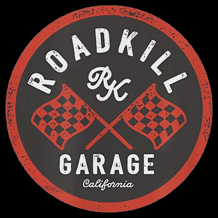 Roadkill Garage Flags Cropped Pullover Crew