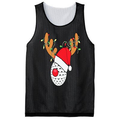 Reindeer Golf Funny Christmas Gifts Golf Clubs Mesh Reversible Basketball Jersey Tank