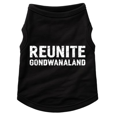 Reunite Gondwanaland Funny Geology Geologist Science Doggie Tank