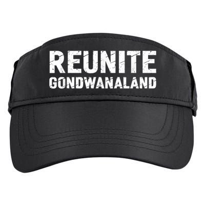 Reunite Gondwanaland Funny Geology Geologist Science Adult Drive Performance Visor
