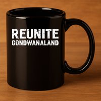 Reunite Gondwanaland Funny Geology Geologist Science 11oz C Handle Ceramic Mug