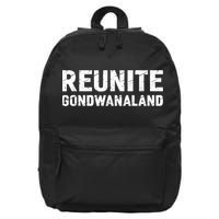 Reunite Gondwanaland Funny Geology Geologist Science 16 in Basic Backpack