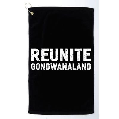 Reunite Gondwanaland Funny Geology Geologist Science Golf Towel