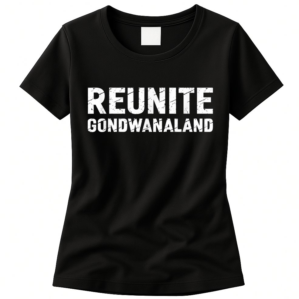 Reunite Gondwanaland Funny Geology Geologist Science Womens T-Shirt