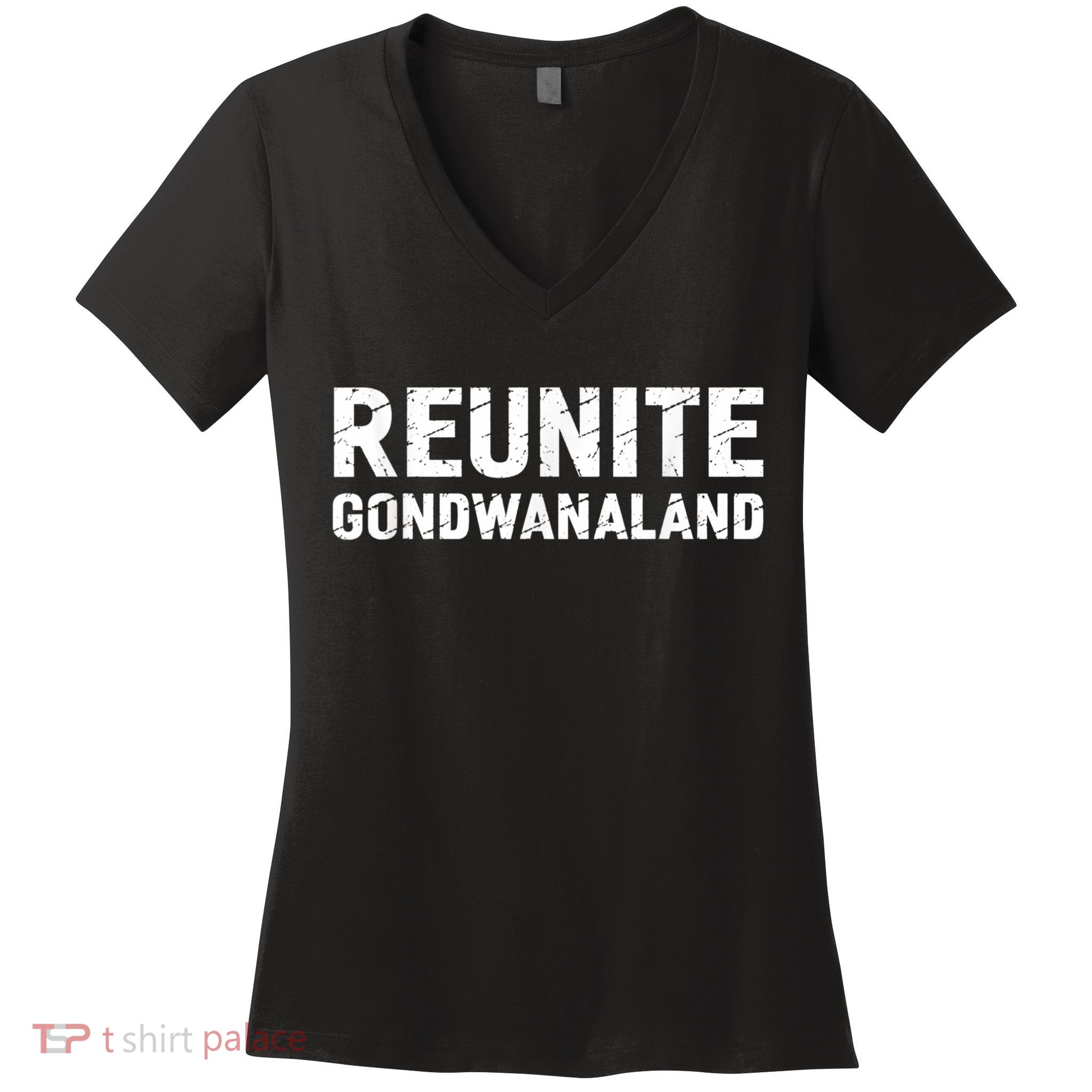 Reunite Gondwanaland Funny Geology Geologist Science Women's V-Neck T-Shirt