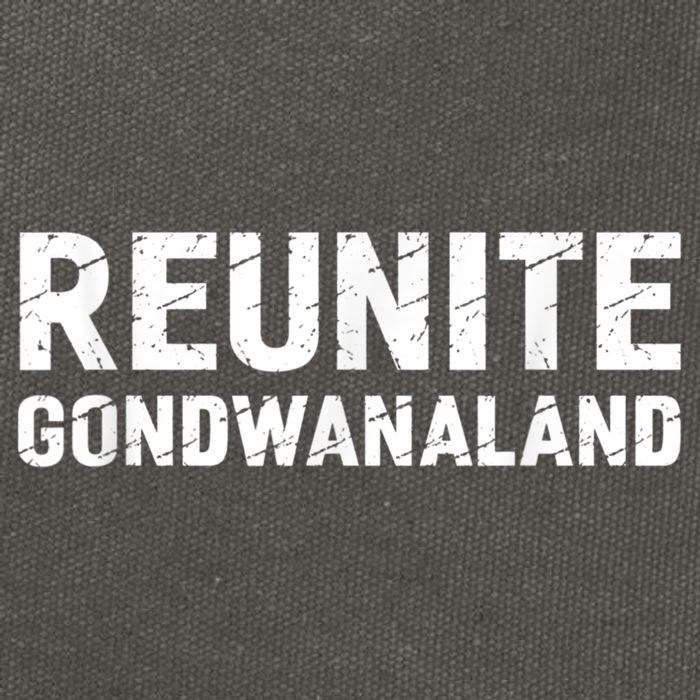 Reunite Gondwanaland Funny Geology Geologist Science Cotton Canvas Backpack