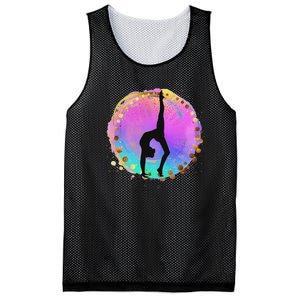 Rainbow Gymnastics Girl Women Gymnasts Handstand Athlete Mesh Reversible Basketball Jersey Tank