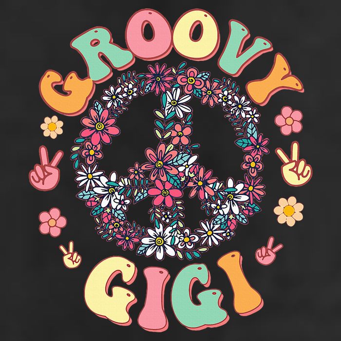 Retro Groovy Gigi And Vintage Family Retro Gigi Birthday Beanie